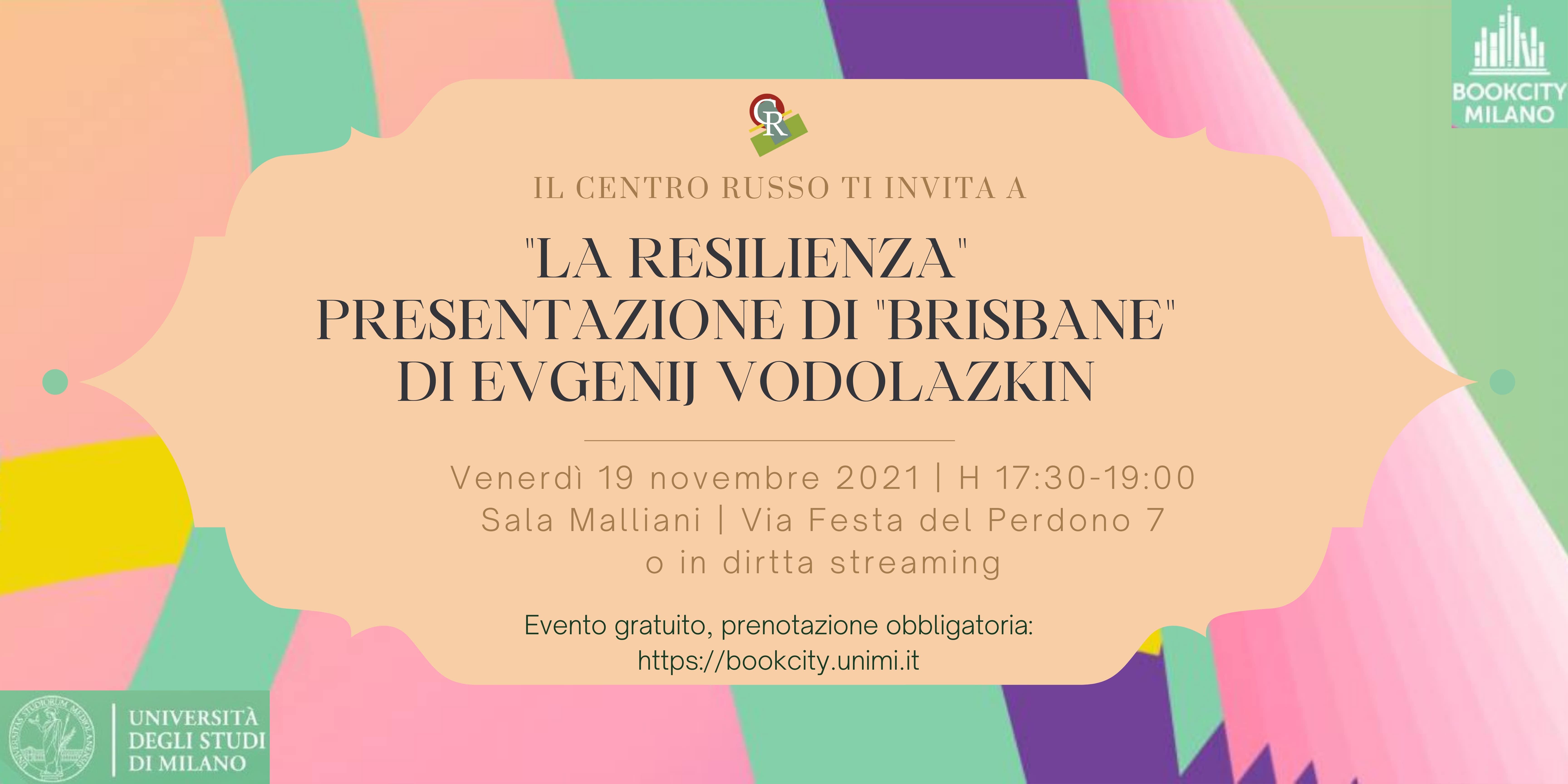 Book City 2021: LA RESILIENZA